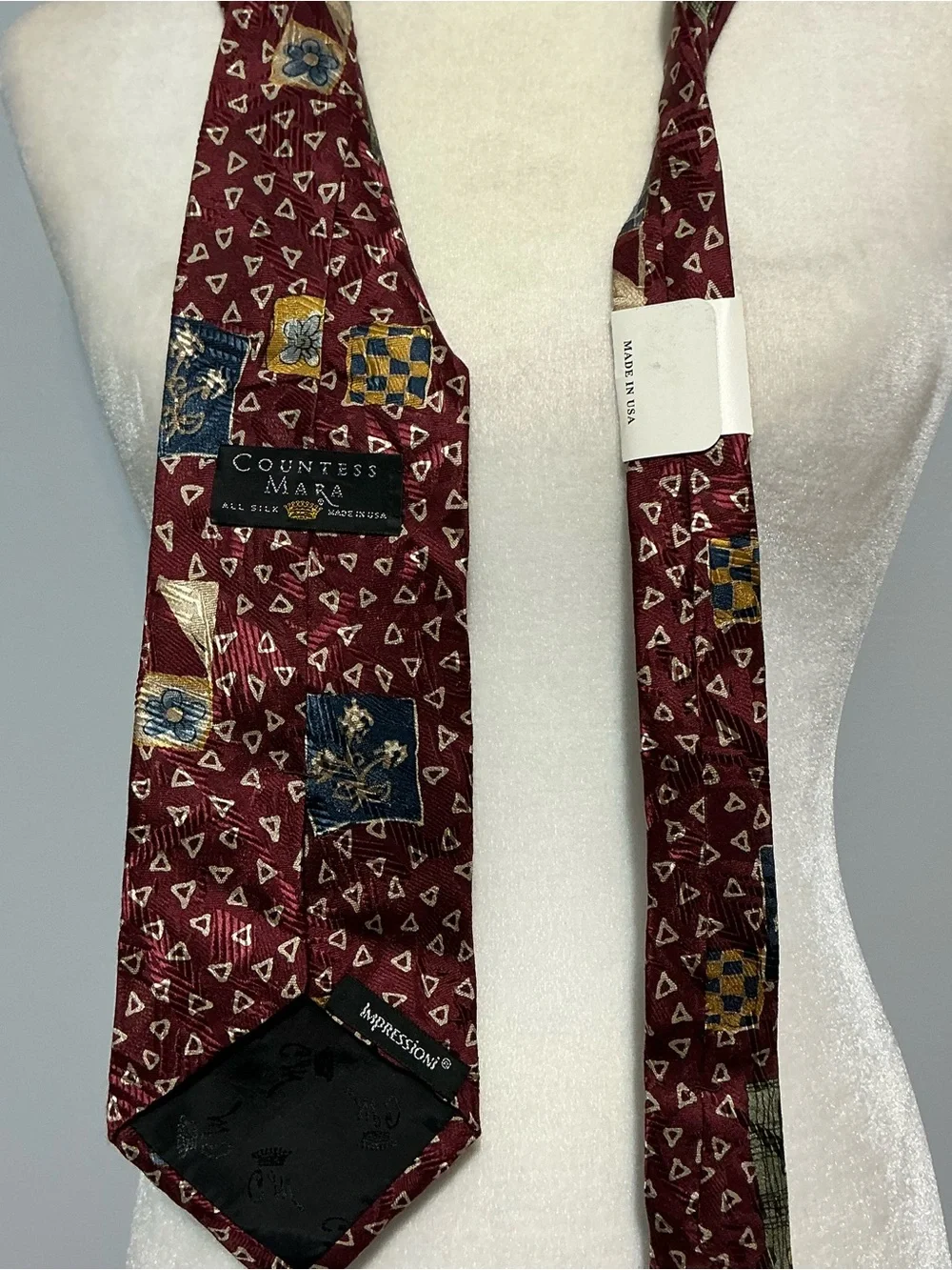 Countess Mara Impression vintage tie NWT